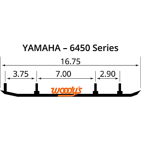 Wear Bar - Trail Blazer IV™ Flat-Top® - 6" - 60° TYV4-6450