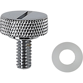 Seat Knob - Chrome - Slotted - 1/4-20 0820-0146