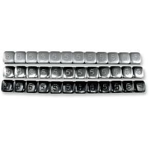 K and L Supply Steel Stick-On Chrome 360