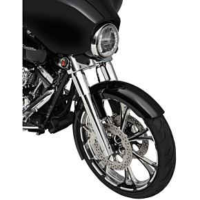 Performance Machine Pm Fork Slider Covers - Tech - Chrome 0208-2045-CH