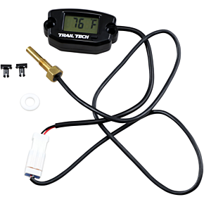 Trail Tech Universal Temperature Meter - Surface Mount - Black - M6x10 742-ES1