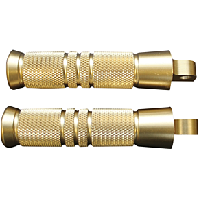 Brass Footpegs - Grooved RP111-KG5