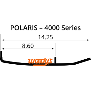 Mini Sled Runner - 4" - 60° SXP-4000