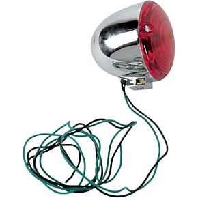 Chris Products Turn Signal - Flat Lens - Red 8431R