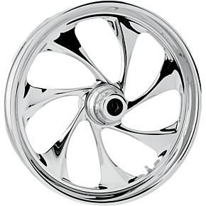 Rc Components Drifter Front Wheel - Dual Disc/No ABS - Chrome - 16"x3.50"  - '00-'07 FLT 16350-9917-101C
