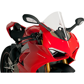 PUIG Race Windscreen - Clear - Ducati