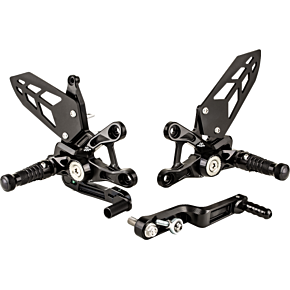 MUE2 Rearset - Black - Suzuki MUE2-S01-B