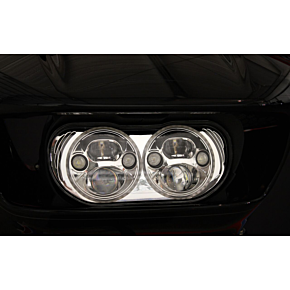 Custom Dynamics Headlight - Chrome - FLTR CDTB-RG-15-C