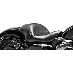 Le Pera Aviator Up Front Solo Seat - Smooth - Black LFU-316