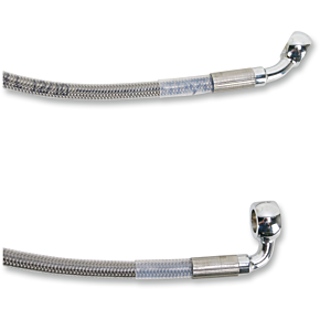Brake Line - Front - +4" - Stainless Steel 1741-2650