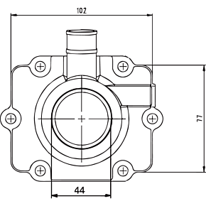 Carburetor Flange - Polaris 301736