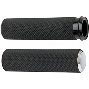 Grips - Knurled - TBW - Chrome 07-326