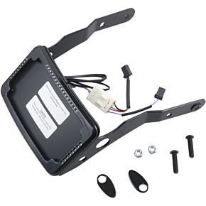 Cycle Visions LP Plate Frame & Mount with Signals - XL - Black CV-4652B