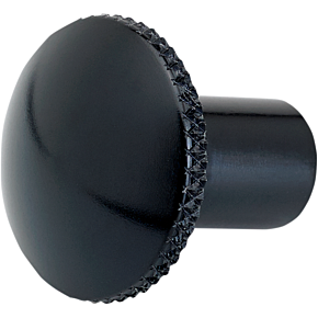 Joker Machine Choke Knob - Knurled - Black 02-57B