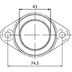 Kimpex Carburetor Flange 07-105-01