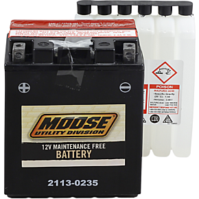 Moose Racing AGM Battery - YTX14AH-BS