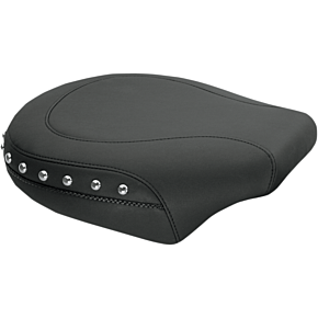 Mustang Wide Rear Seat - Studded - Black - FXS 76751