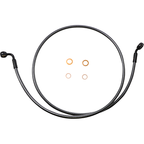 Brake Line - Front - 35°/90° - 50" - KARBONFIBR 76150SW