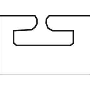 Garland Black Replacement Slide - UHMW - Profile 10 - Length 64.00" - Arctic Cat 10-6400-0-01-01