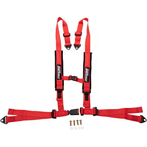 Moose Racing Seat Harness - 4 Point - 2x2 - Red