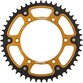 Supersprox Stealth Rear Sprocket - 48 Tooth - Gold - Kawasaki/Suzuki RST-808-48-GLD