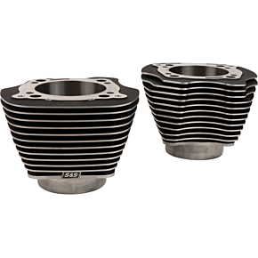 Cylinder Set - 4.320" Bore - Unhoned - Black w/Highlighted Fins - M8 910-1005A