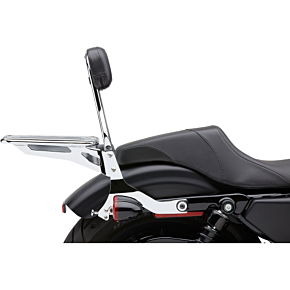 Cobra Backrest Kit - 14" - Chrome - XL 602-2005