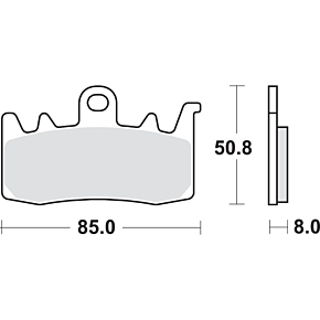 Sbs HS Brake Pads - 900HS 900HS