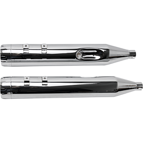 Ss Cycle 4.5" Mufflers - Chrome with Chrome Thruster 550-0620