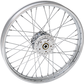 Front Wheel - Single Disc/No ABS - Chrome - 21"x2.15" 0203-0415