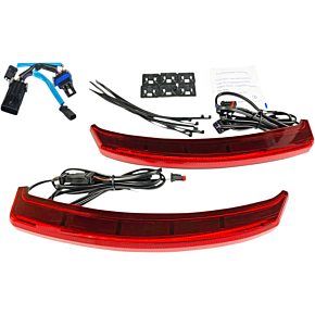 Saddle Bag Lights - Red Lens CD-INDBAG-SWP-R