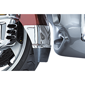 Kuryakyn Front Fender Extension - Chrome/Black