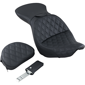 Saddlemen Explorer Seat - Lattice Stitched - Backrest - FXST