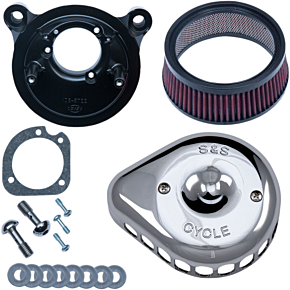 Ss Cycle Mounted Air Cleaner - Chrome - Twin Cam 170-0441