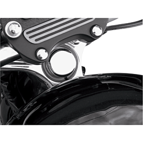 Steering Stem Bolt Cover - Chrome - '99-'17 FXD | '87-'09 XL 0410-0100