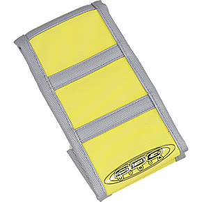 6-Ribbed Seat Cover - Gray Ribs/Yellow Tip/Gray Sides 95925XYX