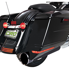 Saddlebag Extensions - '14-'21 - Black 40111