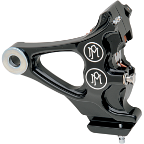 4-Piston Caliper - Rear - Contrast Cut™ - 84-99 Softail 1274-0076-BM