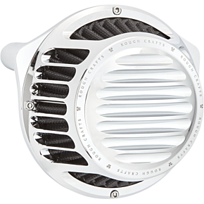 Rough Crafts Round Air Cleaner - Chrome RC-600-013