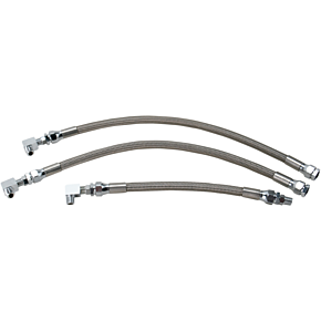Oil Line Kit - Stainless Steel - Dyna 0711-0042