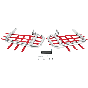 Nerf Bars - TRX250EX - Natural/Red 60-2500