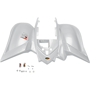 Rear Fender - White Carbon Fiber-Look 19002-31