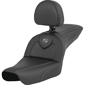 RoadSofa™ - Carbon Fiber - with Driver Backrest - FXDWG '04-'05 804-05-185BR