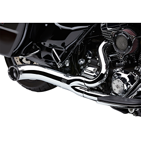 Turn Out 2-into-1 Exhaust System - Chrome 6270-1