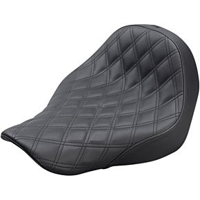 Renegade Solo Seat - Lattice Stitched - Black