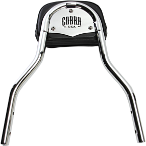 Cobra Backrest Kit - 14" - Chrome - Softail 602-2002
