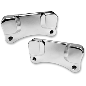 Drag Specialties Fender-To-Fork Adapters - Chrome 1410-0097