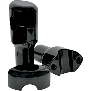 La Choppers Risers - Hefty Smooth - 3" - Black LA-7406-03B