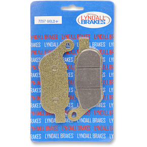 Lyndall Racing Brakes Llc Gold-Plus Brake Pads - Harley-Davidson 7257-GPLUS