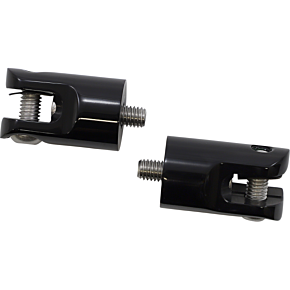 Rear Footpeg Mounts - Black FPMT500-B